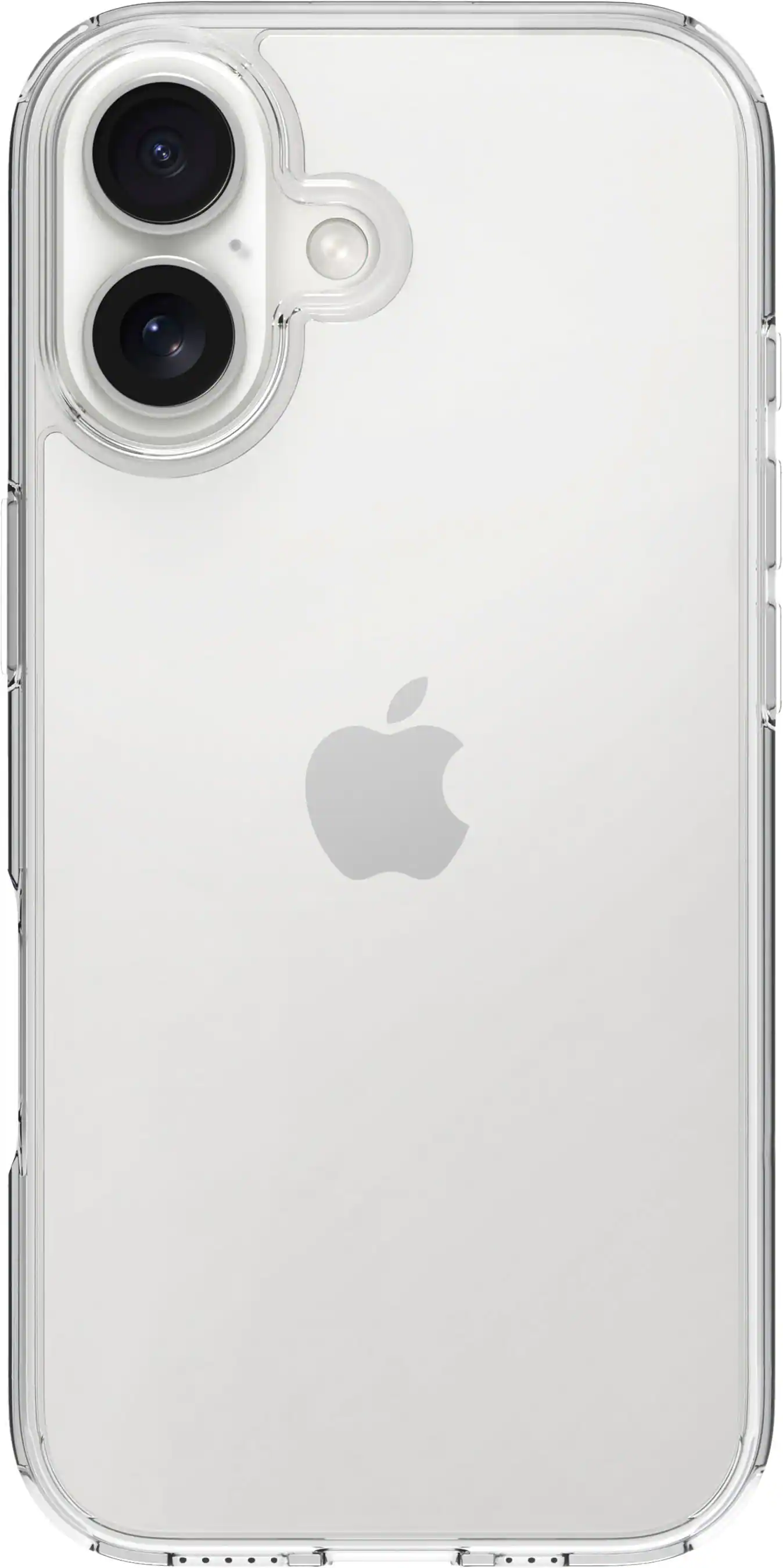 Insignia™ - Hard-Shell Case for Apple iPhone 17 - Clear