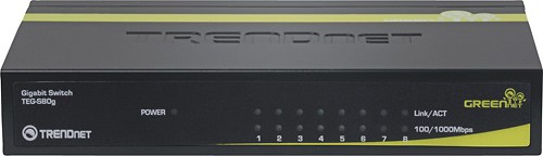  Trendnet - GREENnet 8-Port 10/100/1000 Mbps Gigabit Switch