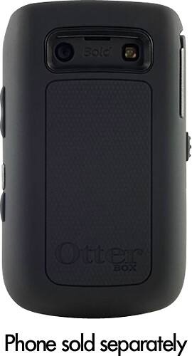 Front Standard. OtterBox - Defender Series Case for BlackBerry 9700 Mobile Phones - Black.