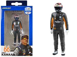 Greenlight - "NTT IndyCar Series" #66 Tony Kanaan Driver Figure "SmartStop Self Storage - Arrow McLaren" for 1/18 Scale - Gray and Orange