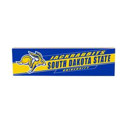 Evergreen Enterprises - South Dakota State Jackrabbits 5" x 18" Shadow Logo Wood Mantle Sign - Multicolor