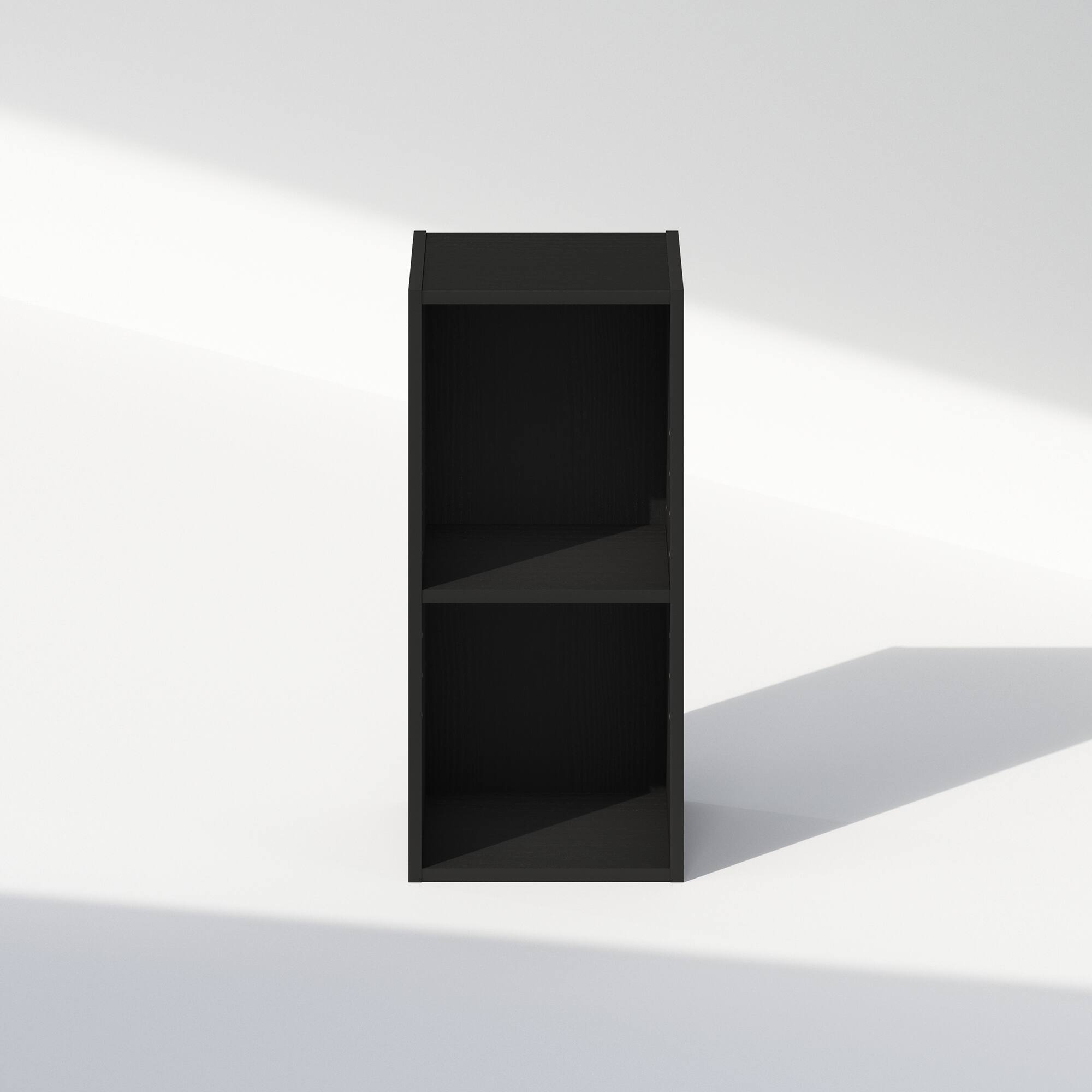 Alt View 2. Furinno - Reed 2-Tier Multipurpose Clothing & Closet Storage Organizer Shelf, 10-Inch Width - Blackwood.