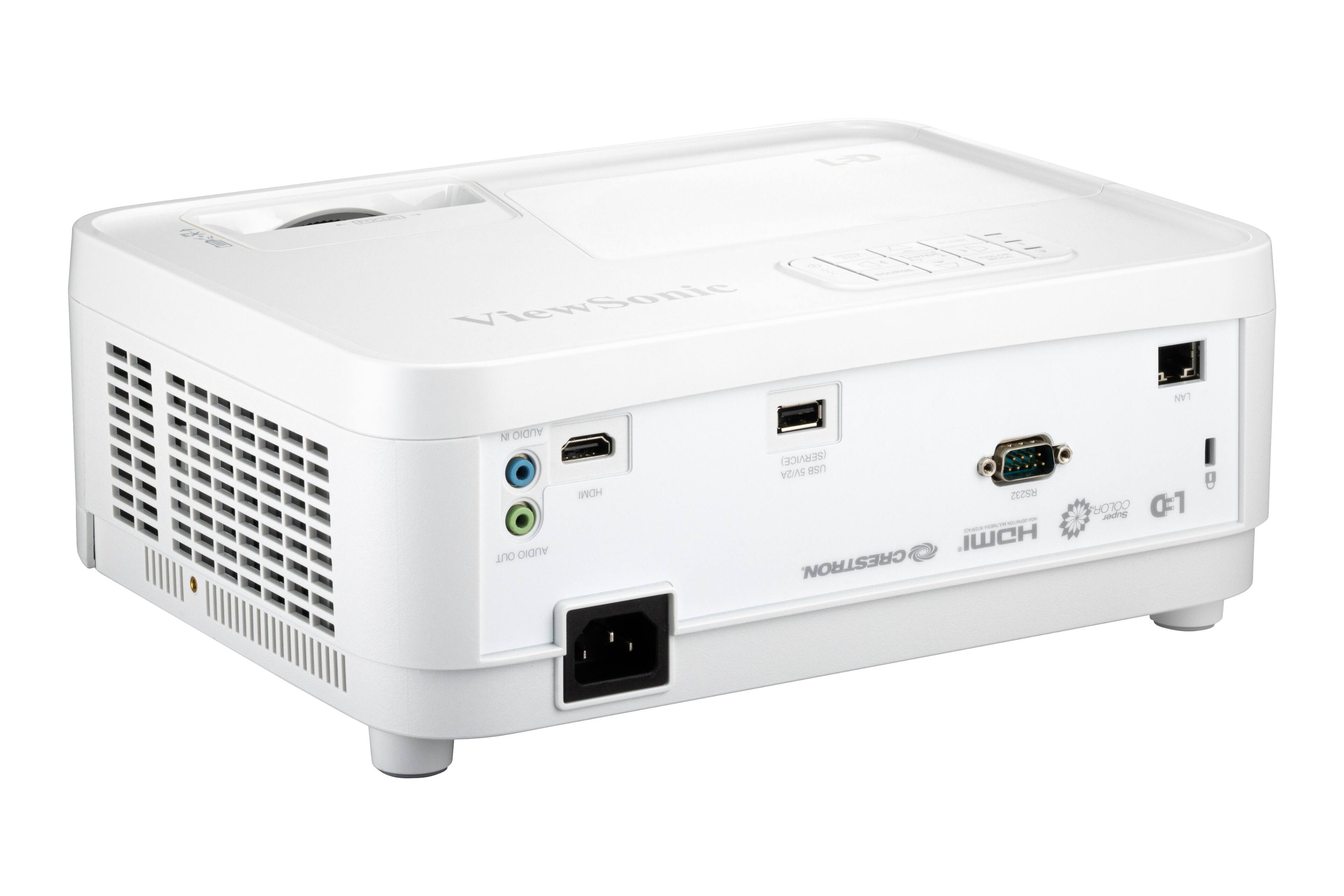 Alt View 12. ViewSonic - LS560WH 3000 ANSI Lumens WXGA Short Throw LED Business/Education Projector - White.