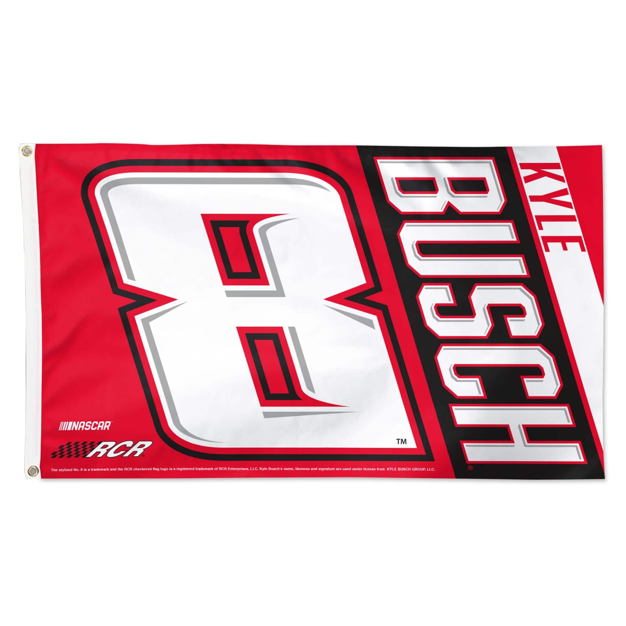 WinCraft - Kyle Busch 3' x 5' One-Sided Deluxe Flag - Multicolor