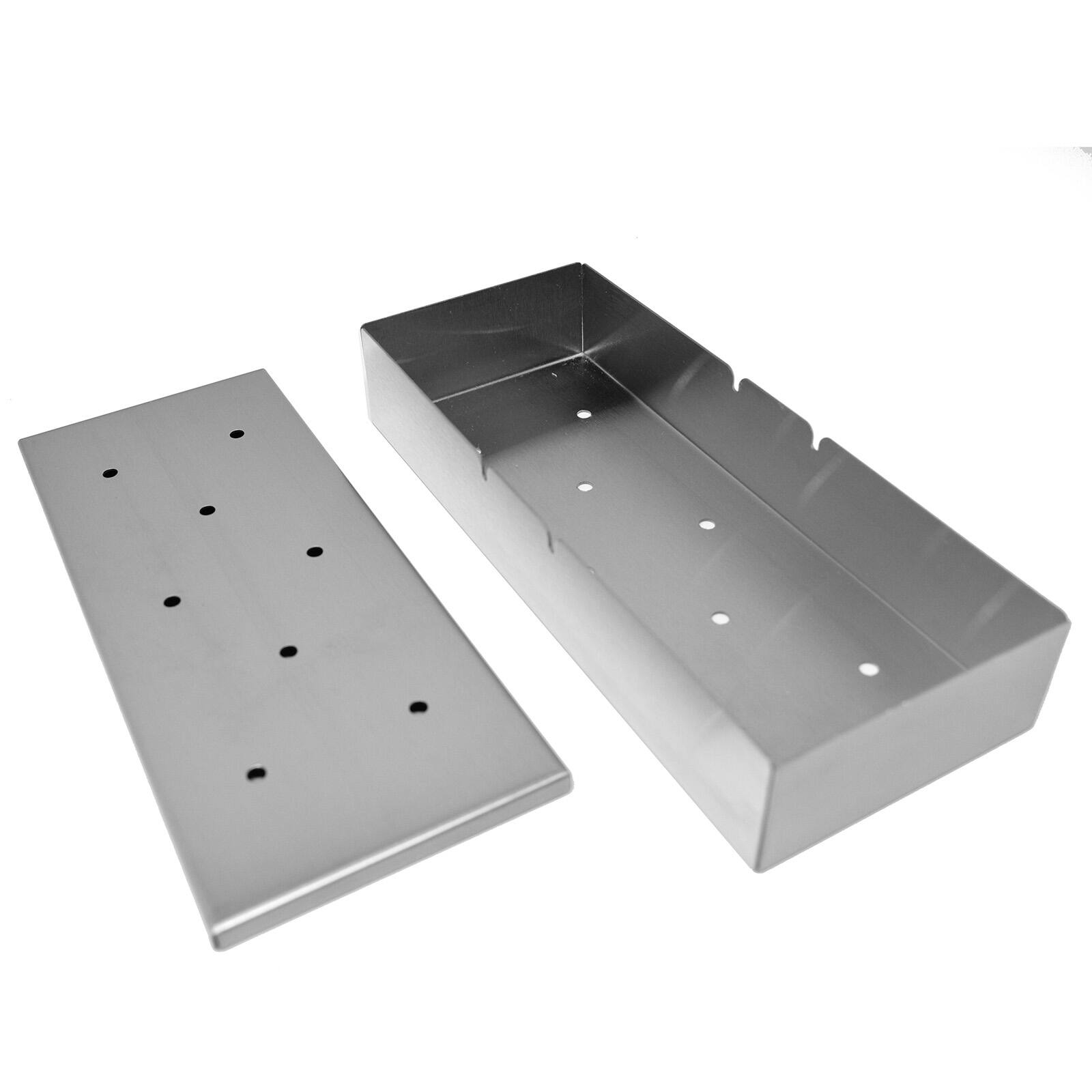 Alt View 4. Norpro - Stainless Steel BBQ Grill Smoker Box - Silver.