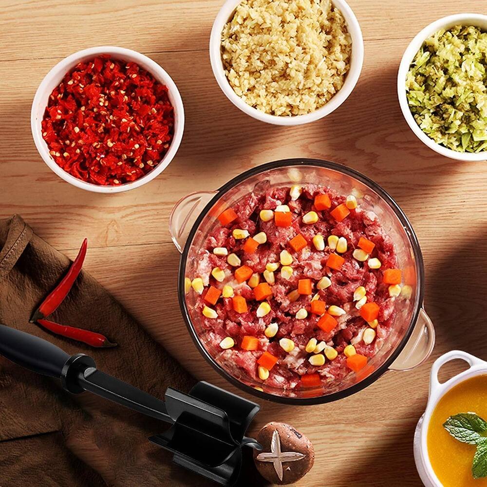 Alt View 2. MOSZAR LLC - Meat Chopper – Heat-Resistant Nylon Head, Nonstick-Safe, Black.