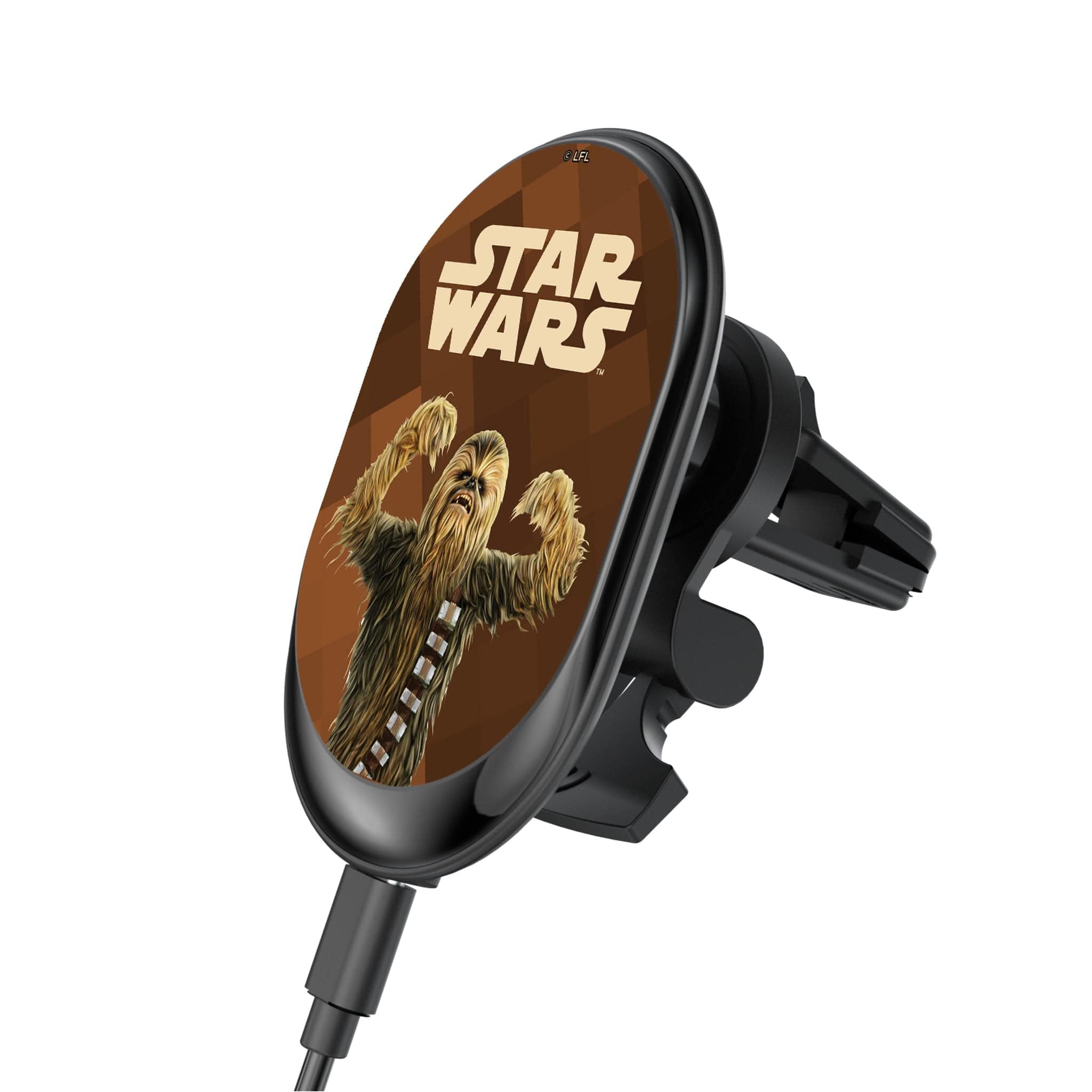 Keyscaper - Star Wars: A New Hope Color Block Wireless Mag Car Charger - Chewbacca