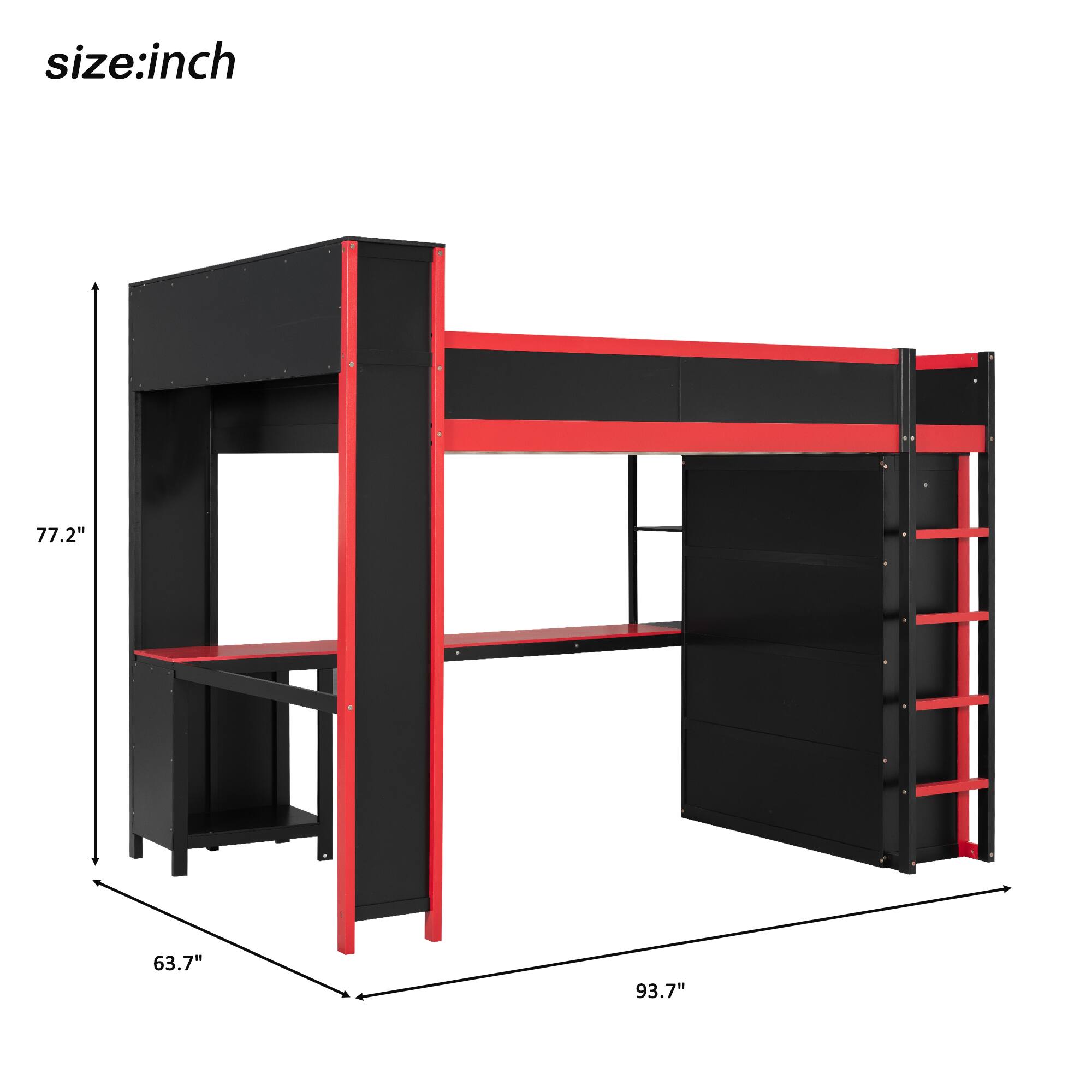 size:inch  
77.2" 63.7" 93.7"
