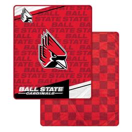 Pegasus - Ball State Cardinals 60" x 70" Diagonal Ghost Checkered Double-Sided Blanket - Multicolor