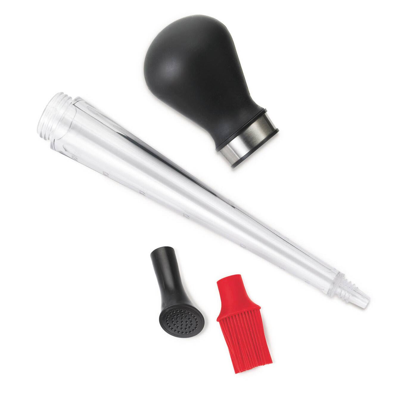 Alt View 1. Cuisipro - 3-in-1 Poultry Baster and Brush - Black.