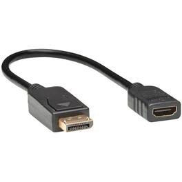 Tripp Lite - DisplayPort to HDMI Video Adapter Converter, M/F, 1 ft., DP to HDMI Black (P136-001)