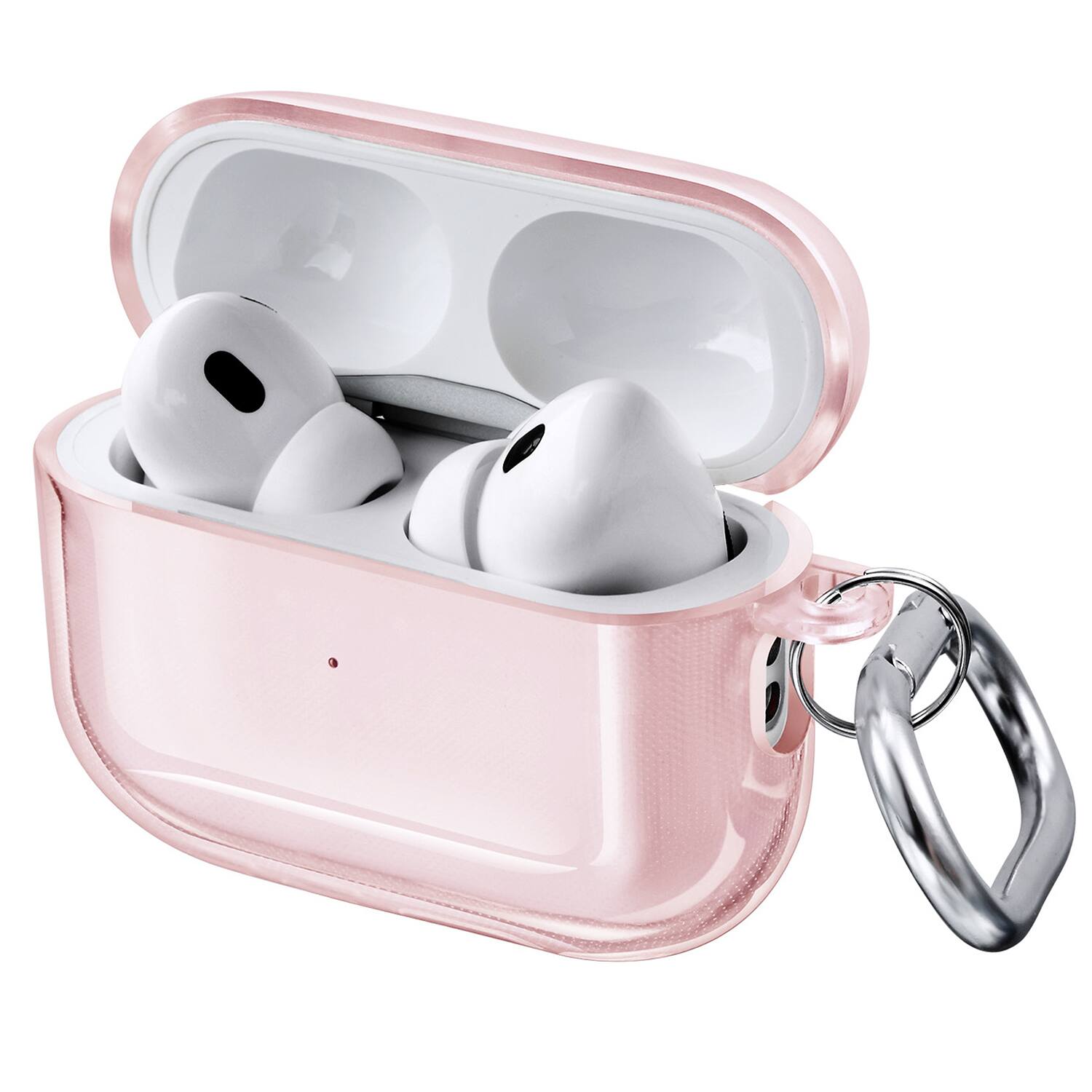 Angle. Vena - For Apple Airpods Pro 2 Case Cover with Magsafe, TPU Airpods Pro 2 Case 2nd Generation Wireless Charging Pink - Pink.