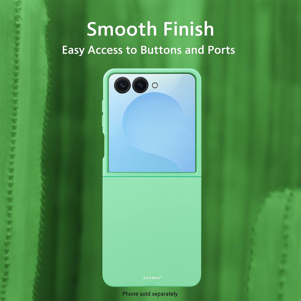 Smooth Finish  
Easy Access to Buttons and Ports  
GAHIBRA  
Phone sold separately