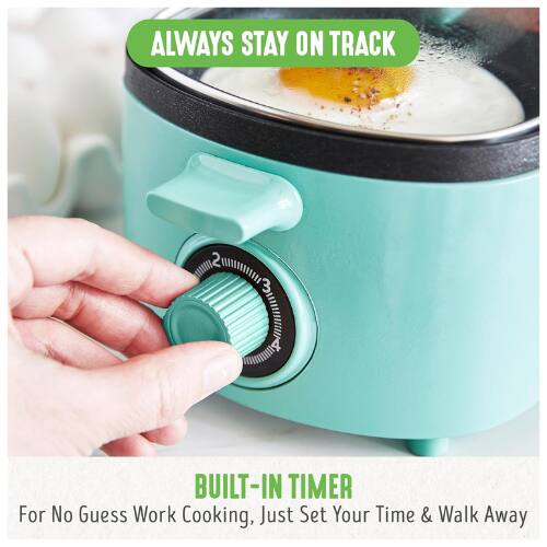 ALWAYS STAY ON TRACK

BUILT-IN TIMER

For No Guess Work Cooking, Just Set Your Time & Walk Away
