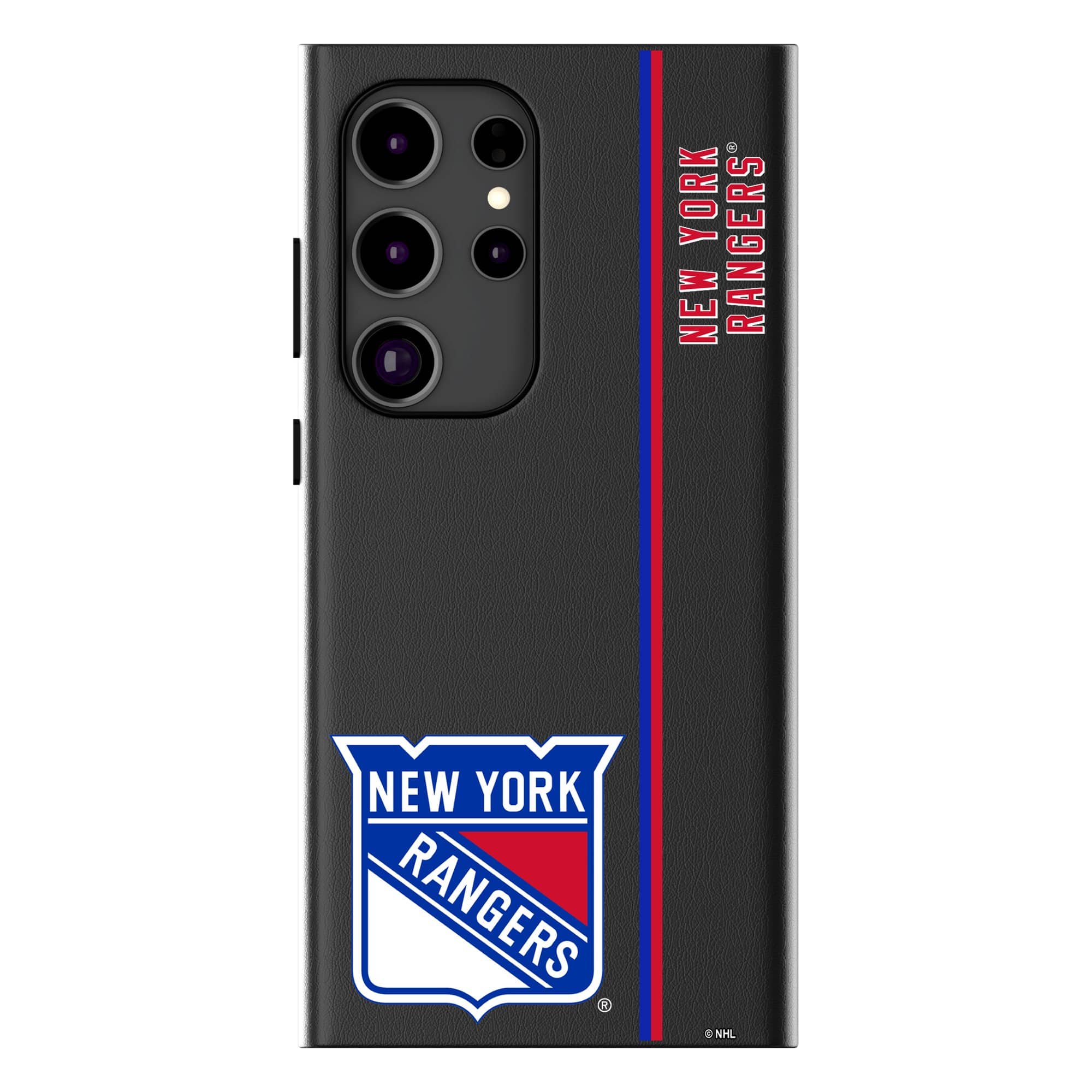 Keyscaper - NHL - New York Rangers Galaxy Magnetic Bump Case - S24 Ultra - Black