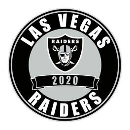 Fan Creations - Las Vegas Raiders 24" Circle with Banner - Multicolor