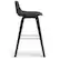 Alt View 14. Simpli Home - Randolph Bentwood Counter Height Stool (Set of 2) - Charcoal Grey, Black.