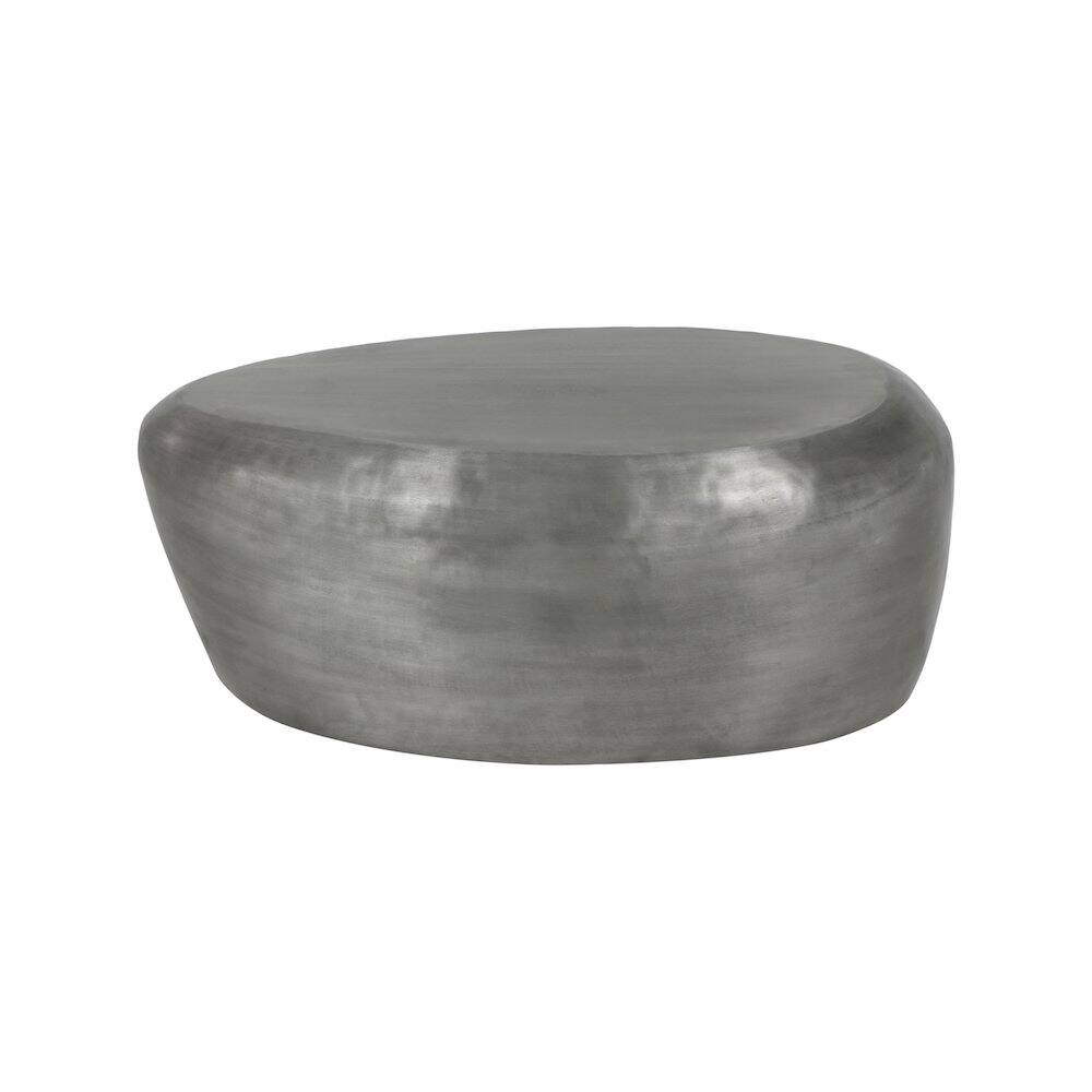 Alt View 1. Meridian Furniture - Capsule Silver Aluminum Coffee Table - Silver.