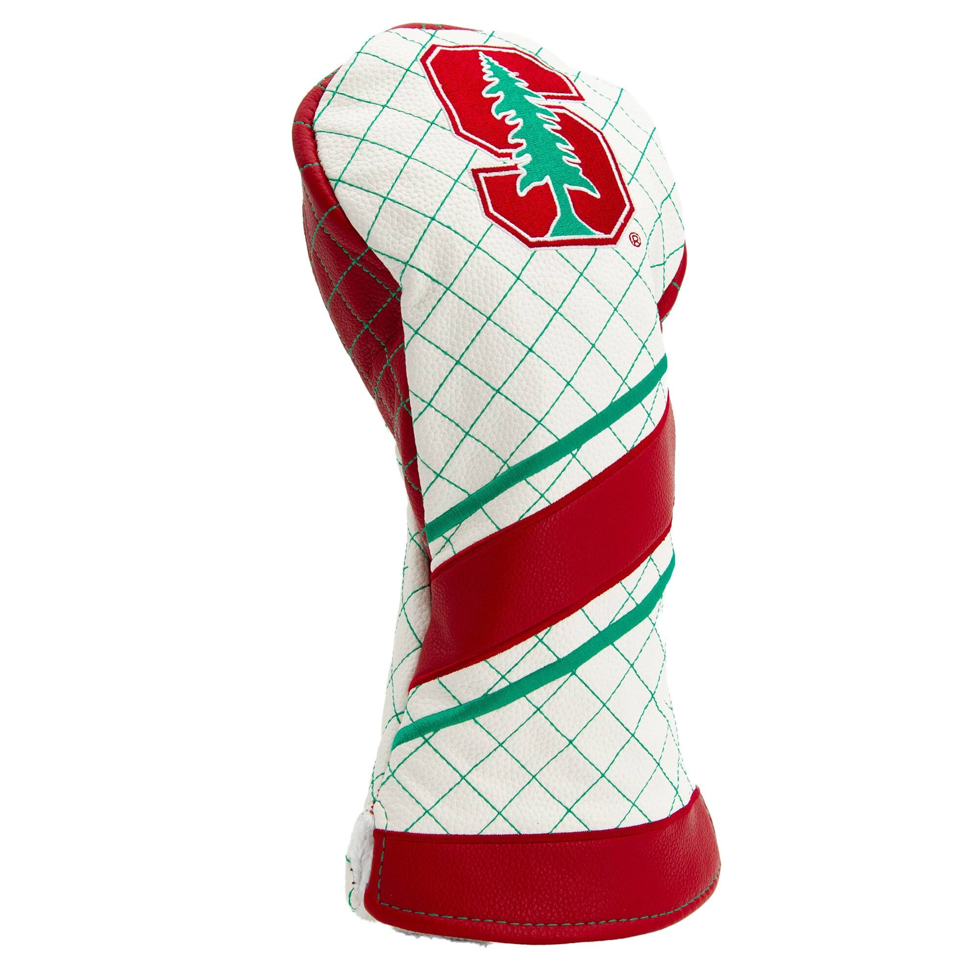 Alt View 2. Team Golf - Stanford Cardinal Striped Quilted Driver Headcover - Multicolor.