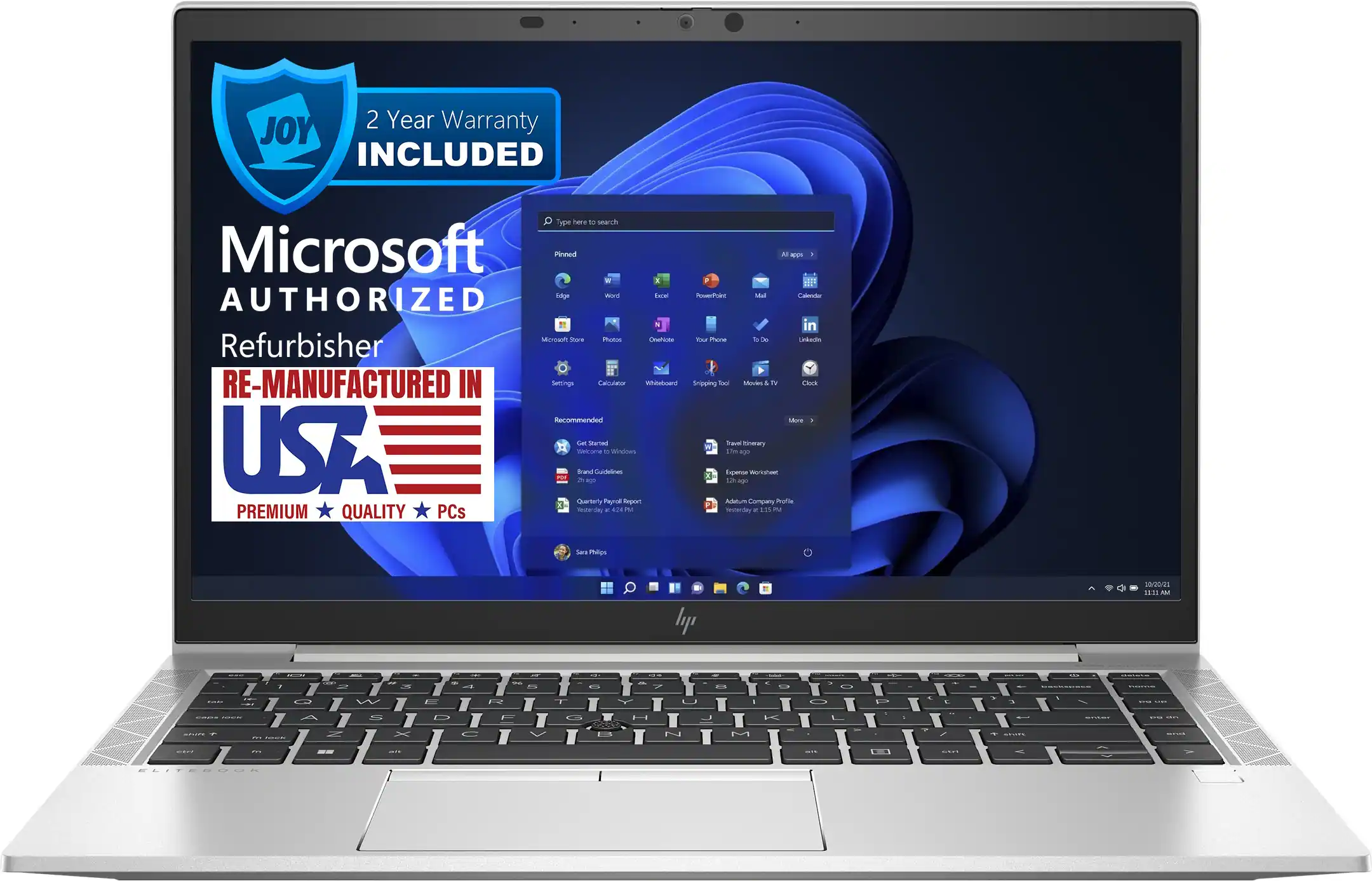 HP - Refurbished Excellent - EliteBook 845 G8 14" Refurbished Laptop - AMD Ryzen 5 Pro 5650U with 16GB Memory - AMD Radeon Graphics - 256GB SSD - Silver