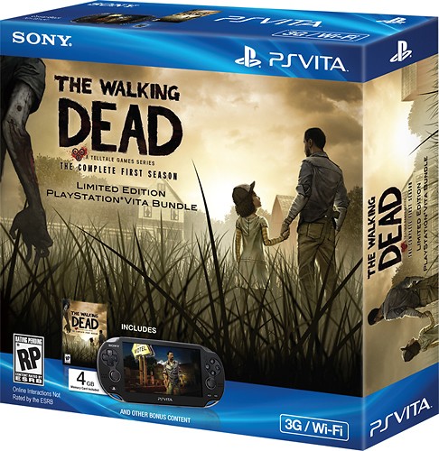 Best Buy Sony Ps Vita 3g Wi Fi The Walking Dead A Telltale Games