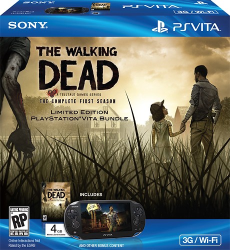 Best Buy: Sony PS Vita 3G/Wi-Fi The Walking Dead: A Telltale Games