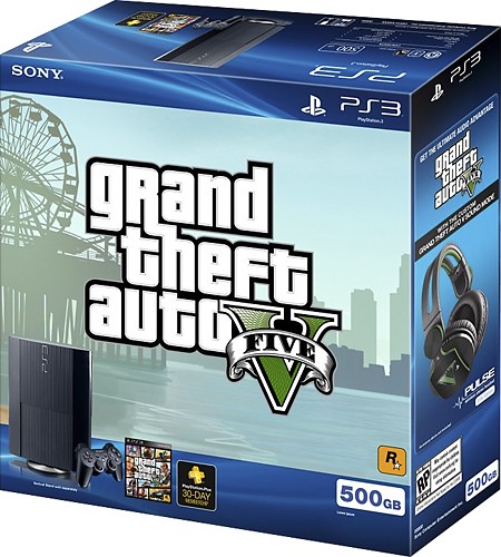  PS3 500 GB Grand Theft Auto V Bundle : Video Games