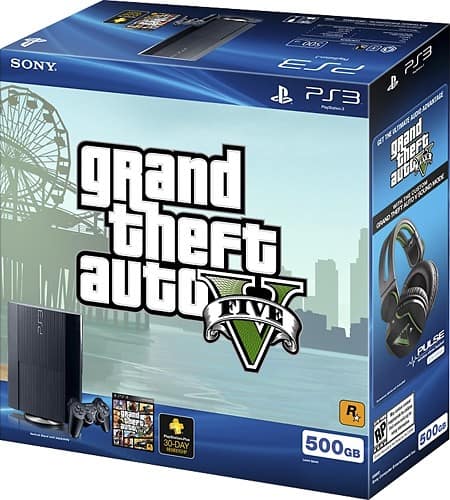Angle Standard. Sony - PlayStation 3 (500GB) Grand Theft Auto V Bundle.