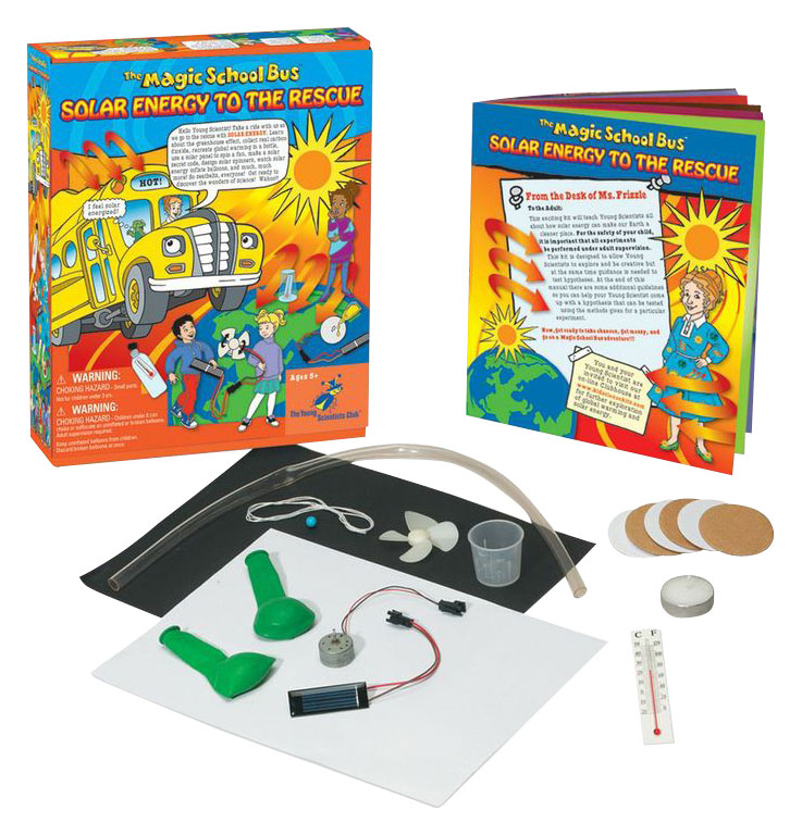 The Magic School Bus Solar Energy to the Rescue Kids Science Learning Kit Toy 