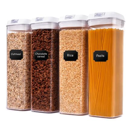 Oatmeal
Chocolate cereal
Rice
Pasta