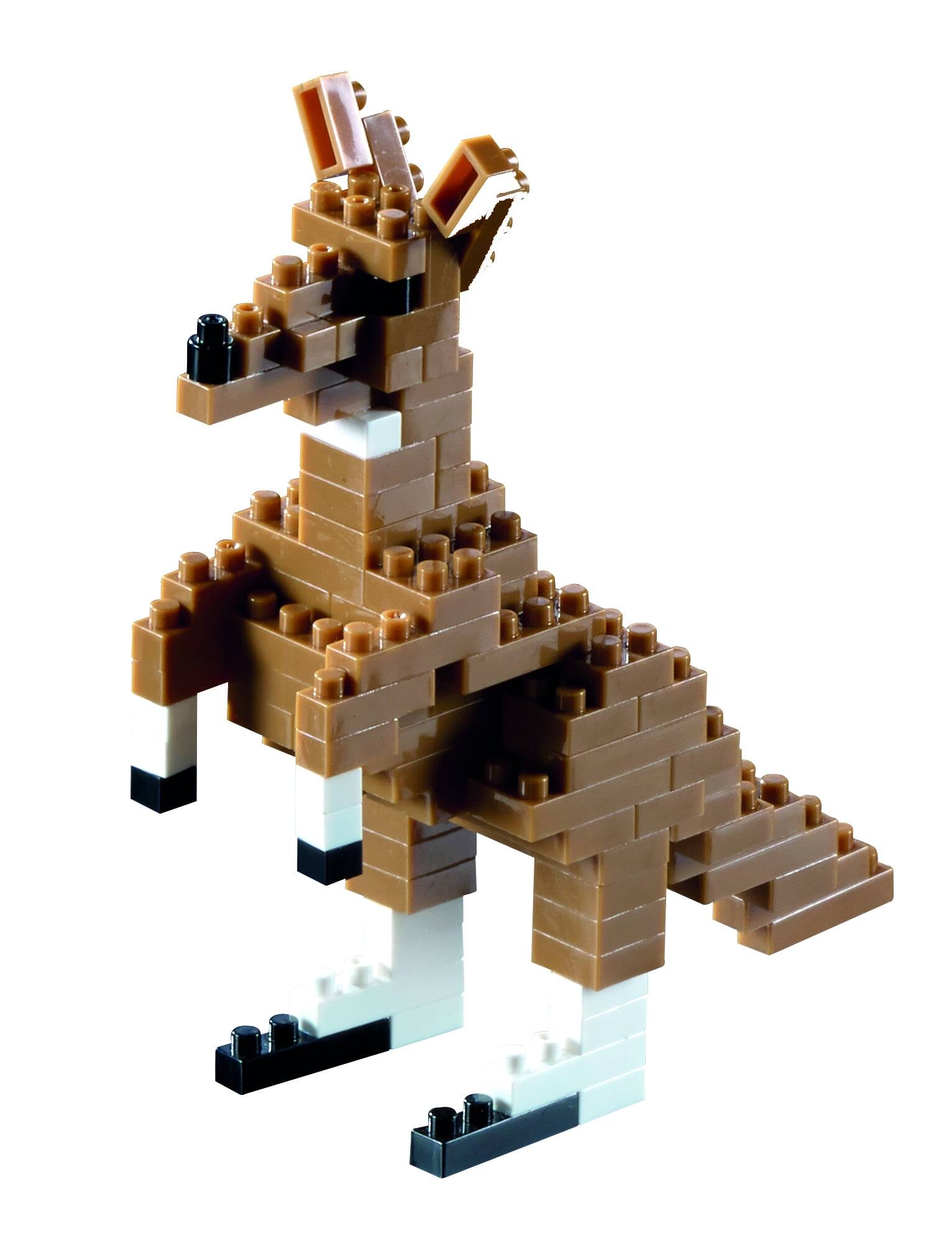 Front. Brixies - Brixies Brixie KANGAROO Building Set for Kids.