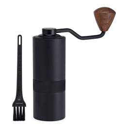 ChefWave - Aluminum Alloy Manual Conical Burr Coffee Grinder w/ Adjustable Setting - Black