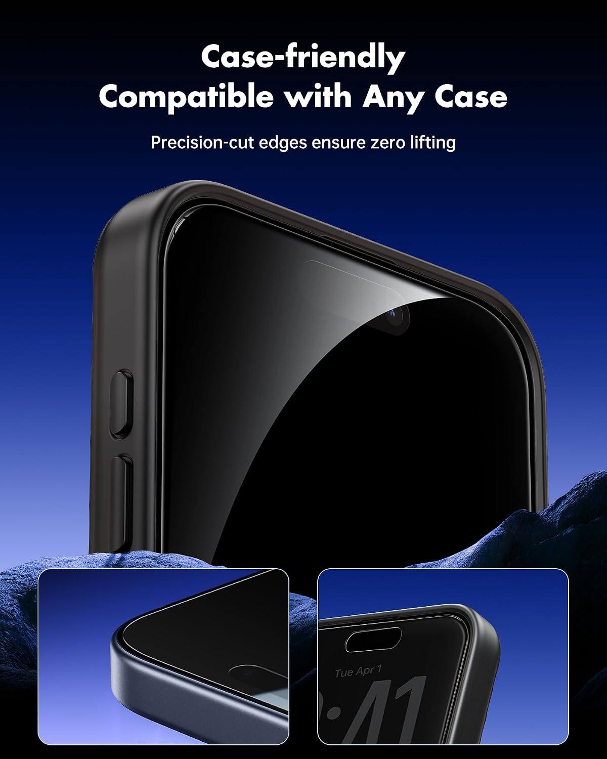 Case-friendly  
Compatible with Any Case  
Precision-cut edges ensure zero lifting  

Apr 1 Tue 41