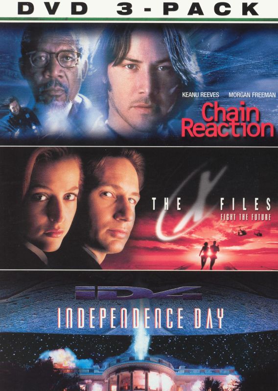 Chain Reaction/The X-Files: Fight the Future/Independence Day [3 Discs] [DVD]