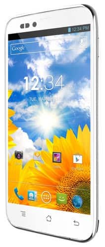 Front Standard. Blu - Studio 5.0 S Cell Phone (Unlocked) - White.