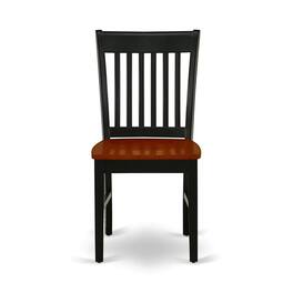 East West Furniture - Dining Chair - Black & Cherry