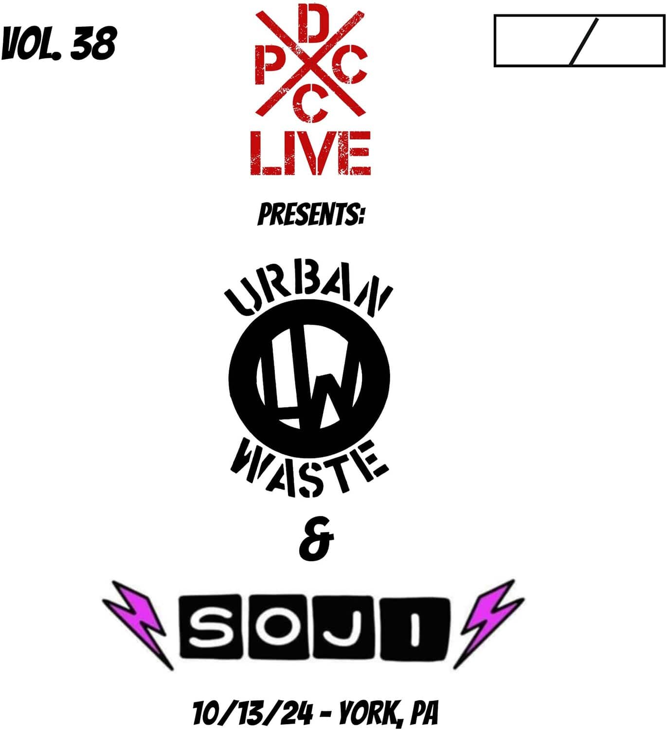 Urban Waste & Soji - DCxPC Live Vol. 38   - VINYL LP