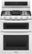Front Zoom. KitchenAid - 30" Self-Cleaning Freestanding Double Oven Gas Convection Range - White.