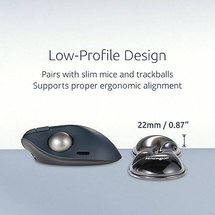 Low-Profile Design  
Pairs with slim mice and trackballs  
Supports proper ergonomic alignment  

22mm / 0.87"