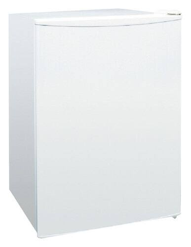 Front Standard. Midea - 2.4 Cu. Ft. Compact Refrigerator - White.