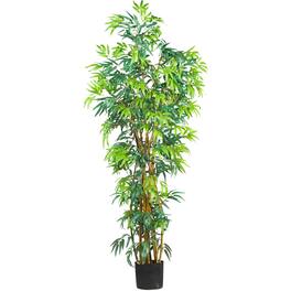BreeBe - 6' Fancy Style Bamboo Tree w/1700 Lvs - Green