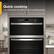 Alt View 6. Whirlpool - Whirlpool - 6.4 Total Cu. Ft. Combo Self-Cleaning Wall Oven .- Stainless Steel - Stainless Steel.