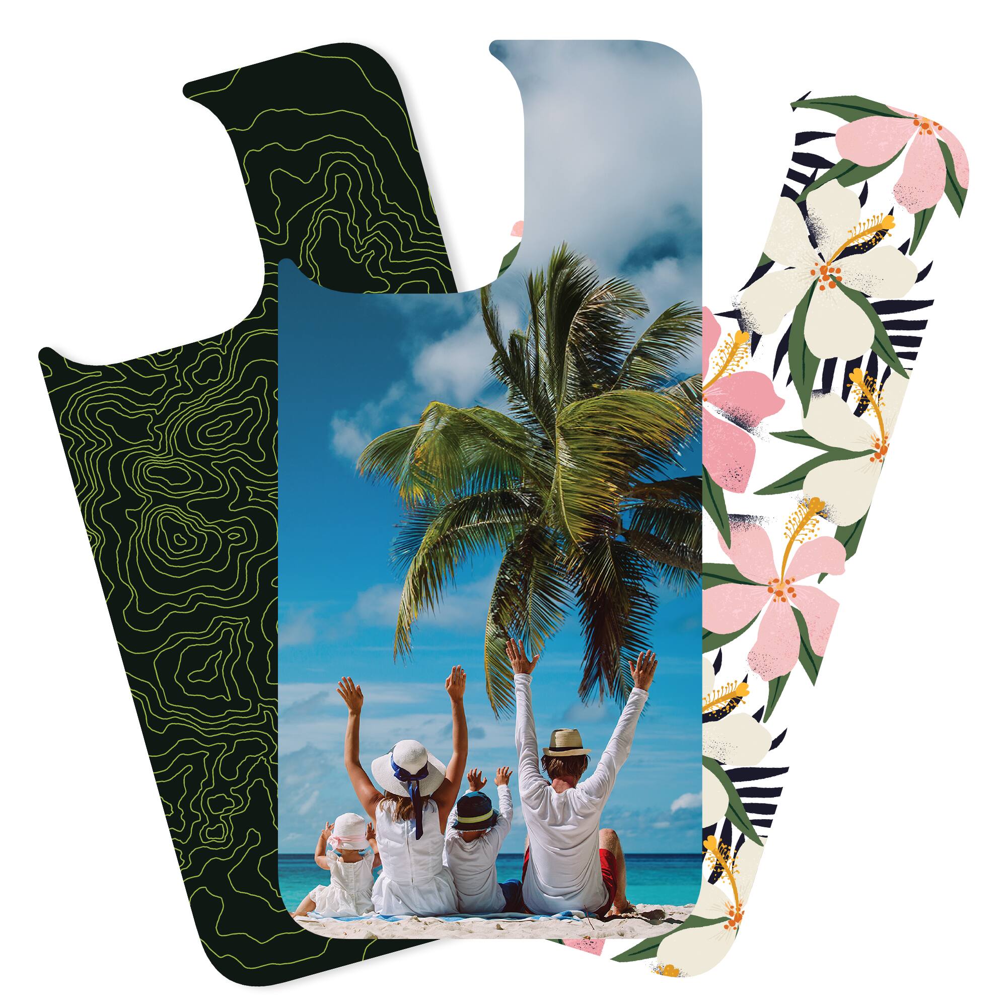 PopSockets - Customizable Graphic Case Inserts for PopCase Only- 3 Pack (digital code) - Custom Panel Ready