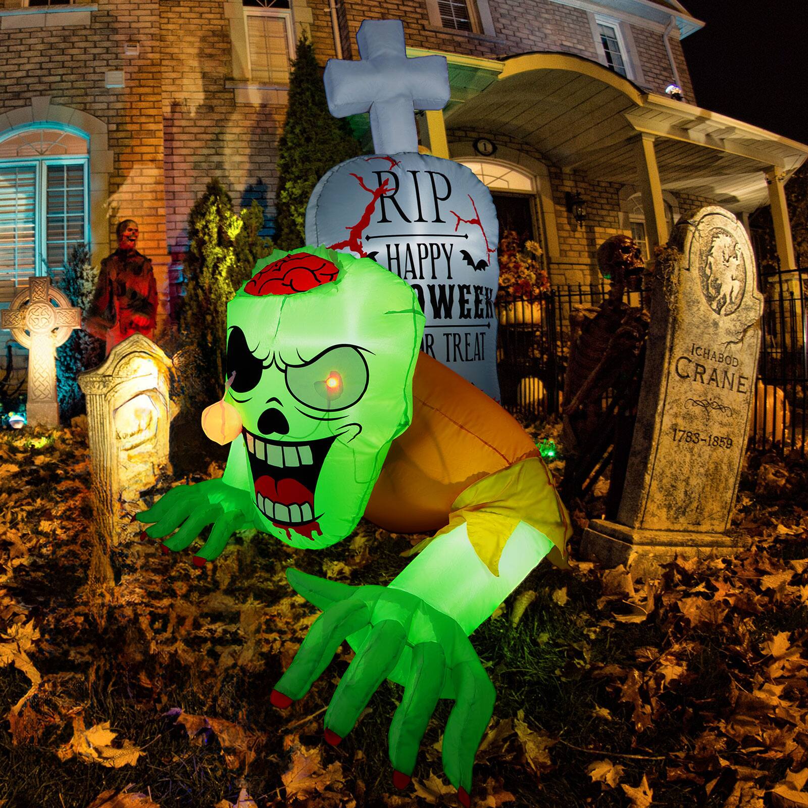 RIP  
HAPPY  
HALLOWEEN  
OR TREAT  

ICHABOD  
CRANE  
1783-1859