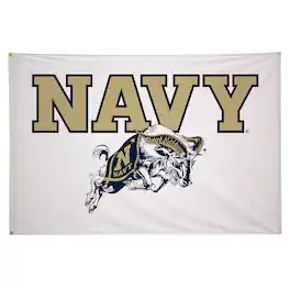Victory Corps - Navy Midshipmen 5' x 8' Mascot Flag - Multicolor