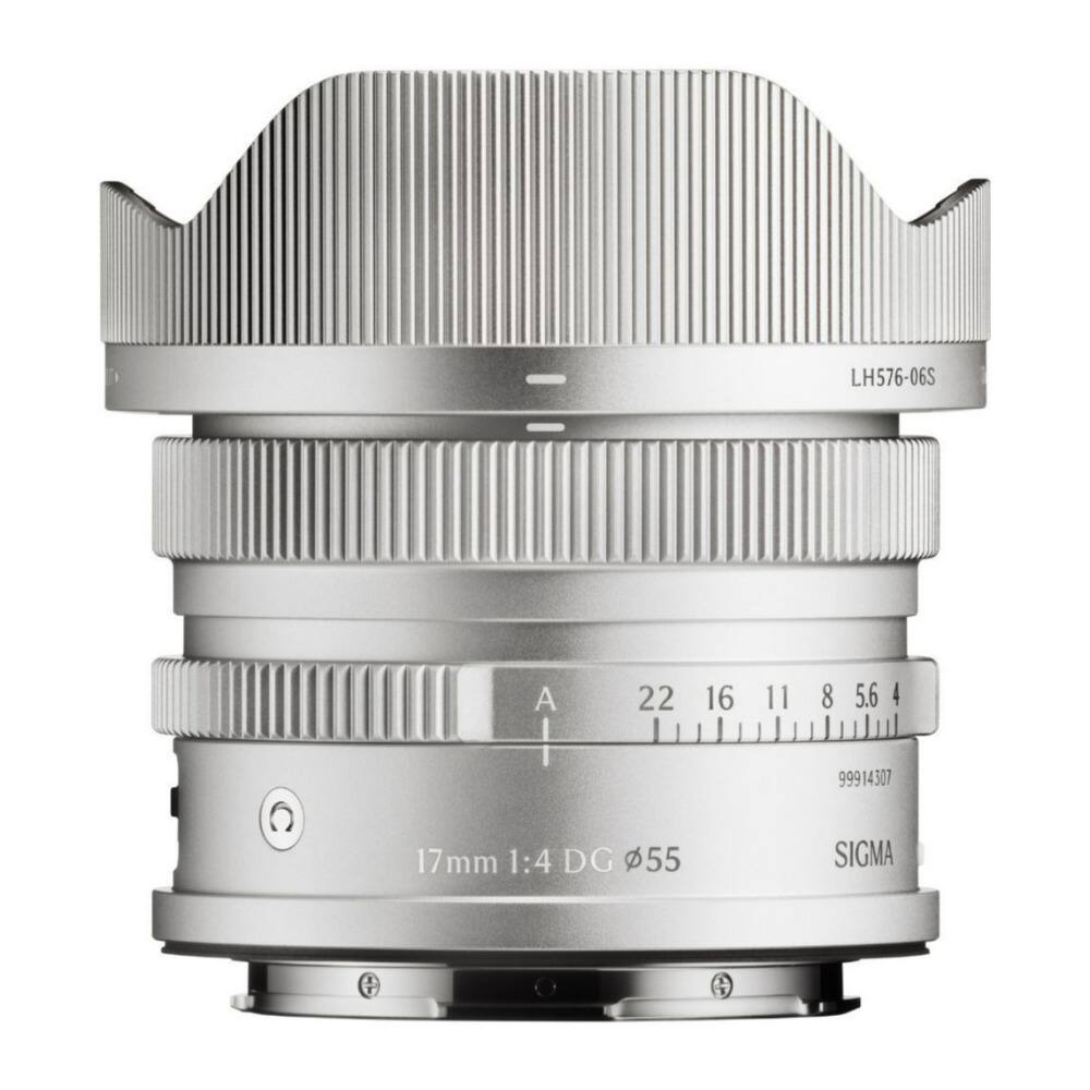 Sigma - 17mm F4 DG Silver Contemporary Lens for L Mount - Silver