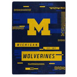 Northwest - Michigan Wolverines 50" x 60" Digitize Raschel Throw Blanket - Navy