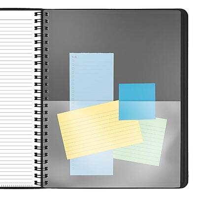 Alt View 3. AT-A-GLANCE - 2026 8.5" x 11" Daily Appointment Book, Faux Leather Cover, Black - Black.