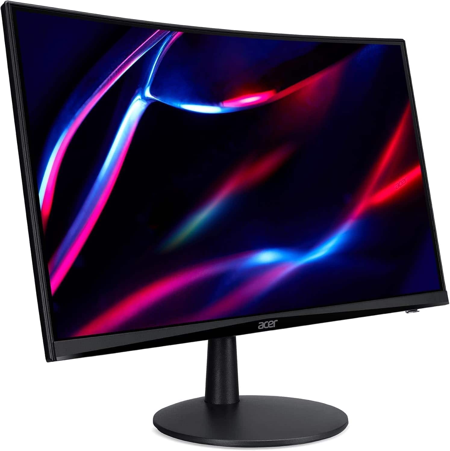 Acer - Nitro ED240Q 24-Inch 1500R Curved FHD Monitor, FreeSync,  ZeroFrame Design, HDMI, VGA, VESA Mount (100mm) Black