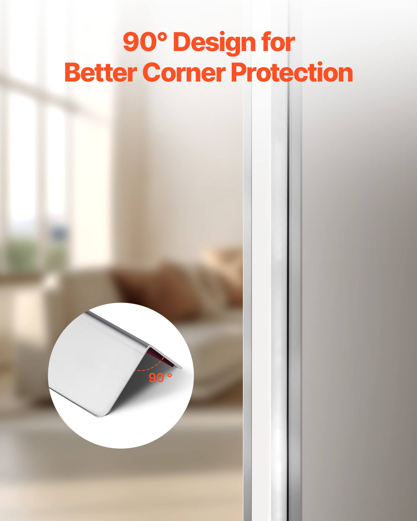 90° Design for Better Corner Protection